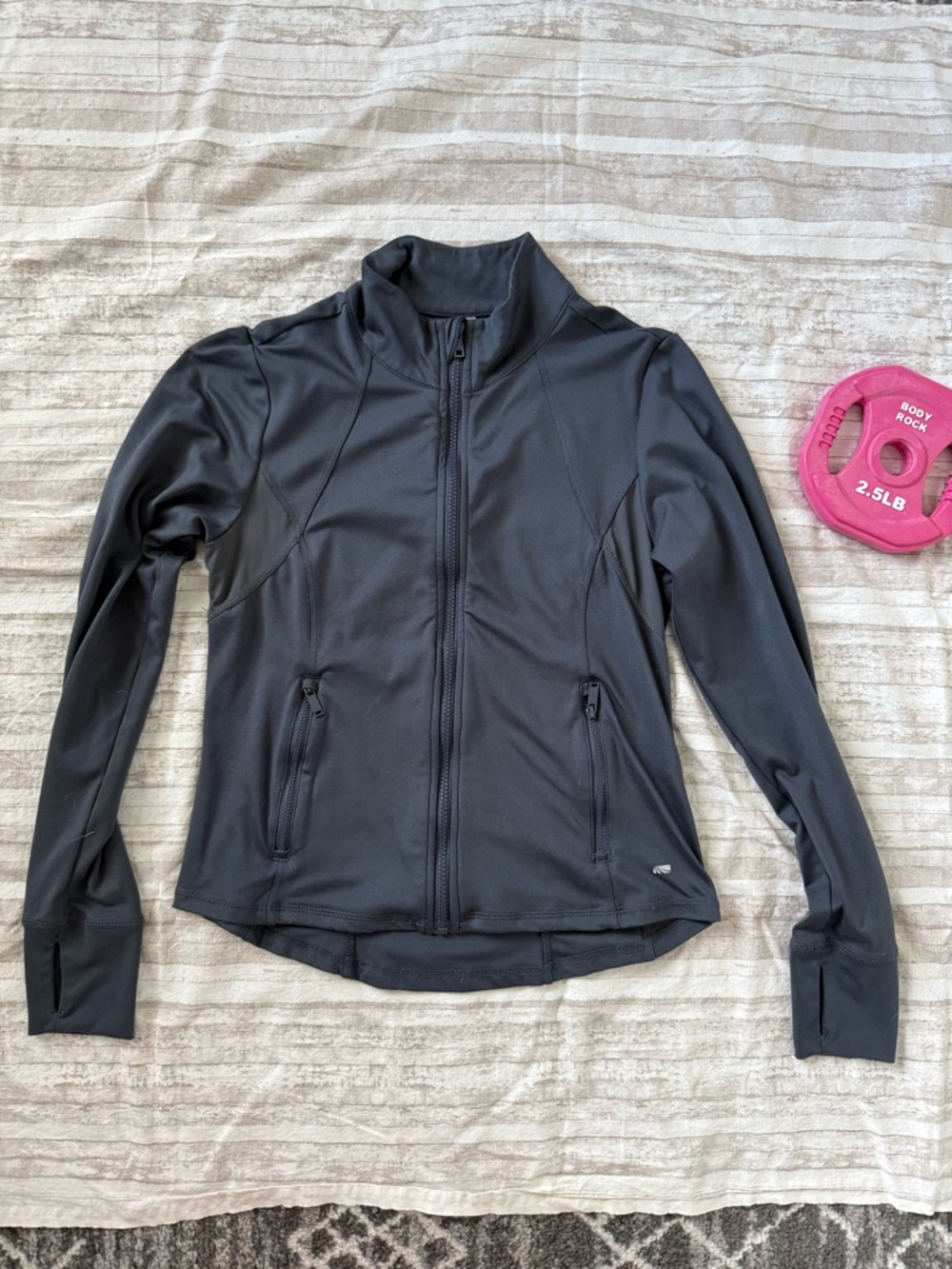 Marika Women's Dark Grey Full-Zip Performance Jacket Medium